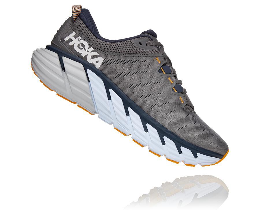 Chaussure Running Hoka One One Gaviota 3 Homme - Grise - DXE-819250